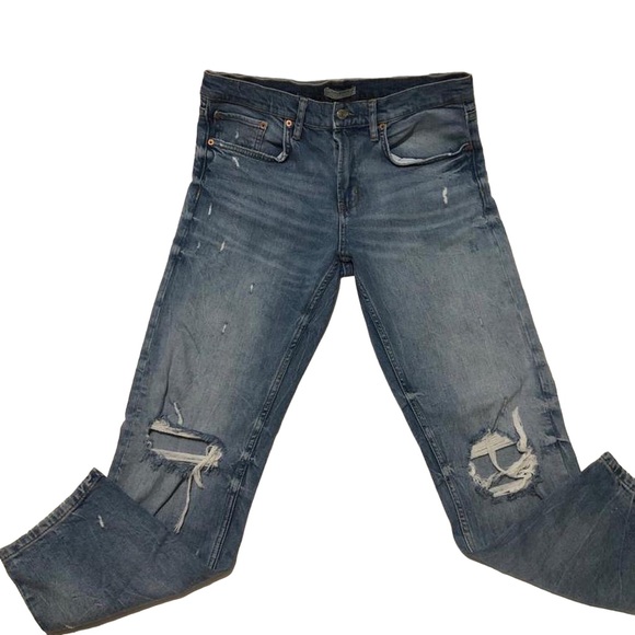 ZARA Woman premium denim collection ripped jeans - Picture 2 of 7